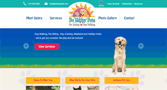 Desktop Screenshot of behappypets.com