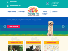 Tablet Screenshot of behappypets.com